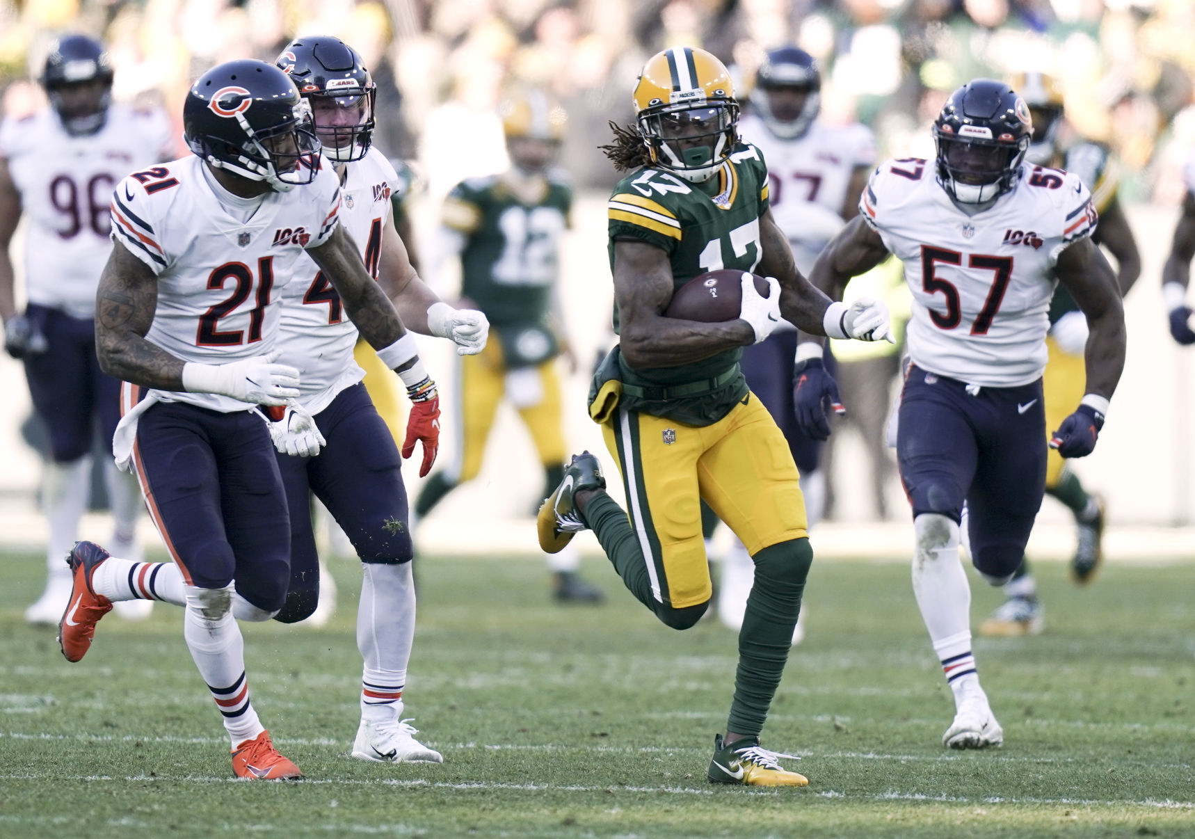 Packers 21, Bears 13